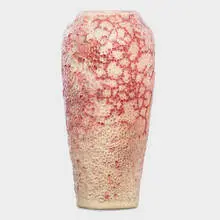 Hugh C. Robertson for Chelsea Keramic Art Works, Experimental volcanic oxblood vase
