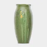 Ruth Erickson for Grueby Faience Company, Fine and rare multicolor vase