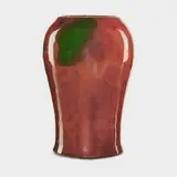 Hugh C. Robertson for Dedham Pottery, Fine experimental oxblood vase