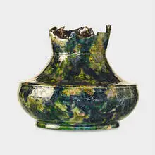 Squat vase by George E. Ohr, sold Sep 2019