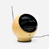 Weltron 2001 AM/FM radio and 8-track player by James Pratt Winston, 1970, plastic, chrome-plated steel, sold Aug 2024
