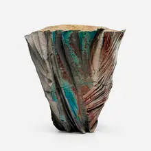 George Timock, Vessel #275, 1989, raku-fired earthenware