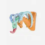 Animalic wall hook by Modern, c. 1955, glazed ceramic, sold Aug 2024