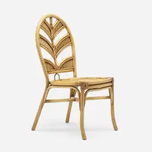 Chair by Vivai Del Sud, c. 1965, bamboo, rattan, sold Aug 2024