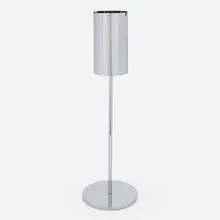 Hugh Acton, Ashtray on stand, c. 1960, chrome-plated steel