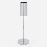 Hugh Acton, Ashtray on stand, c. 1960, chrome-plated steel
