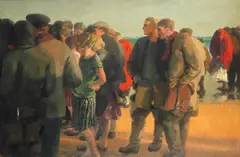 Gerald Spencer Pryse, Watching the return of the lifeboats in Connemara