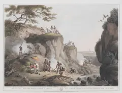 Thomas Williamson, Oriental Field Sports  (Abbey Travel II. 427) ), Four hand-coloured aquatints from the set of forty, 1805-7, engraved by H.Merke and J. and V.Hamble, on Whatman paper