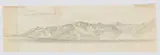 Heinrich Reinhold, Vom Posilipo, Bleistift auf dünnem Papier