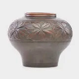 Fine large Favrile Bronze Pottery vase by Tiffany Studios, sold Sep 2019
