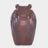 Van Briggle Pottery, Dos Cabezos vase, fine and rare iridescent purple glaze
