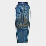Exceptional and large Iris Glaze vase by Carl Schmidt for Rookwood Pottery, sold Sep 2019