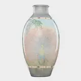 Sara Sax for Rookwood Pottery, Massive Ivory Jewel Porcelain vase