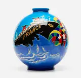Danillo Curetti, Large vase, c. 1985, glazed porcelain