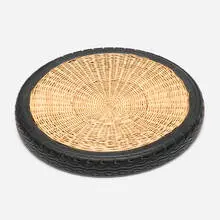 TransNeomatic bowl by Fernando and Humberto Campana, 2007, repurposed scooter tire, cane, sold Aug 2024