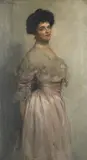 Portrait of Miss Bonham Carter by Frank Thomas Copnall, oil on canvas, offered Oct 2016