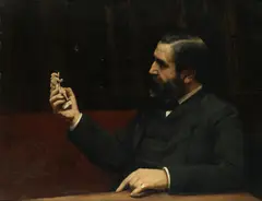Carl Nys, Portrait of the artist's father, oil on canvas