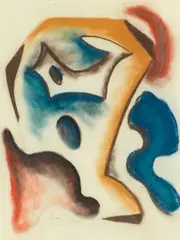 William Gear, Cell; Mask, pastel