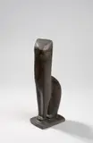 Otto Baum, Katze, 1958, Bronze mit dunkelbrauner Patina. Höhe: 20,3 cm (8 in.)