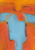 Josef Mikl, Komposition in Rot und Blau