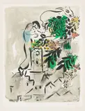 Marc Chagall, Affiche pour la ville de Vence, 1954, Farblithographie auf Velin