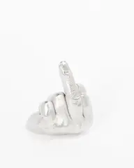 Ai Weiwei, The Artist's Hand (The Middle Finger), 2017, Galvanisiertes Rhodium auf gegossenem Urethanharz, in Original-Kartonschachtel