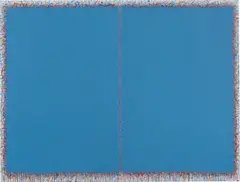 Bernd Berner, flächenraum, 1983, Öl auf Leinwand, im Original-Rahmen