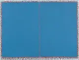 Bernd Berner, flächenraum, 1983, Öl auf Leinwand, im Original-Rahmen
