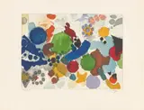 Ernst Wilhelm Nay, Ohne Titel, 1957, Farbaquatinta auf BFK Rives-Velin