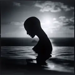 Patrick Demarchelier, Nadja, St. Barthelemy, 1995, Silbergelatineabzug