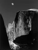 Ansel Adams, Moon and Half Dome. Yosemite National Park, California