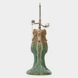 Rare seahorse lamp base by Rookwood Pottery, sold Sep 2019