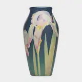 Harriet Elizabeth Wilcox for Rookwood Pottery, Exceptional Painted Mat vase
