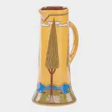 Frederick Hurten Rhead for Roseville Pottery, Della Robbia pitcher
