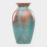 Clewell Pottery, Tall copper-clad vase