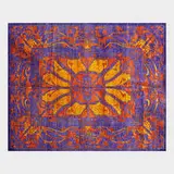 Art Nouveau, Contemporary room-sized wool rug
