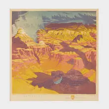 Gustave Baumann, "Grand Canon [Canyon]" from the first printing