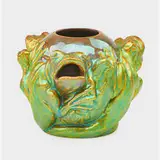 Zsolnay, Rare frog vase