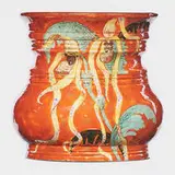 Faience vase by Émile Gallé, France, sold Sep 2019