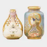 Stellmacher Riessner & Kessel, Two Amphora vases