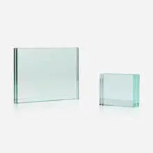 Picture frames, set of two by Fontana Arte, c. 1960, glass, sold Aug 2024
