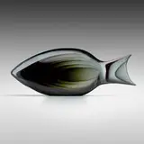 Alberto Tosi, Pesce, 1967, internally decorated glass