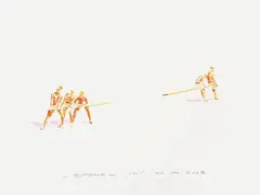 Sollbruch by Norbert Bisky, 2003, Aquarell und Bleistift auf Velin, sold May 2008