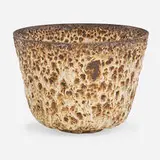 Straight-walled vessel by Gertrud and Otto Natzler, sold May 2019