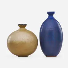 Two vases by Rupert Deese, sold May 2019