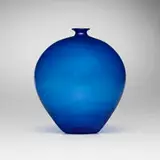 Soffiato vase by attribution Mvm Cappellin, c. 1925, soffiato glass, sold Aug 2024