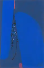 Ohne Titel by Max Ackermann, 1973, Pastell auf Papier, sold Nov 2019