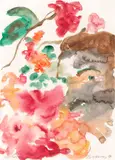 Rainer Fetting, Anne - Claude - Cortona, 1991, Aquarell auf Papier