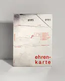 Ehrenkarte für das „Metallische Fest by Johan Niegemann, 1929, Buchdruck auf silberbeschichtetem Papier, sold May 2019