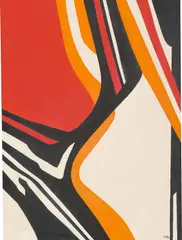 Ernst Otto Köpke, Signal 76, 1976, Öl auf Leinwand